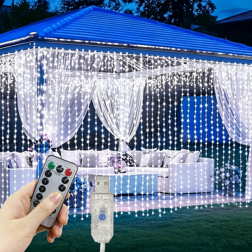 Fairy Lights Bedroom - 3/4/6m Peri Lambası 8 Modlu USB