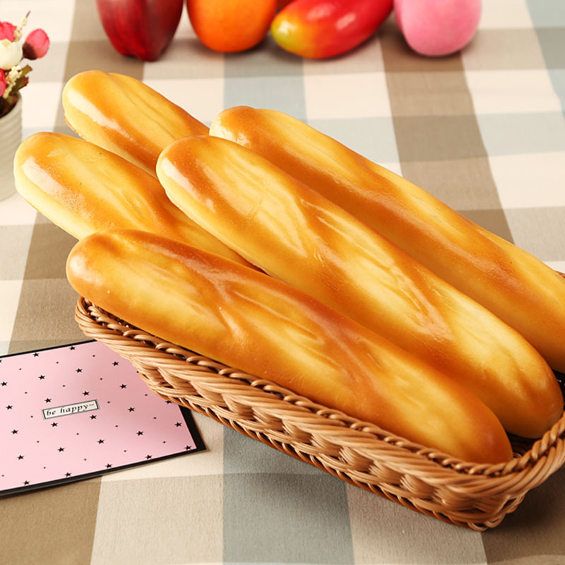 Home Decor Store - 26 cm Sahte Baget Simülasyon Ekmeği