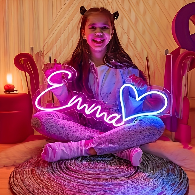 Neon Sign Led Custom - Kısma Düğmeli Özel Neon LED Duvar
