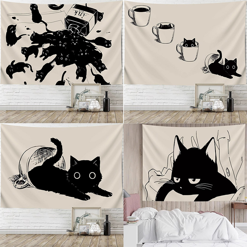 Home Decor Under 100 - Ins Tarzı Asılı Kumaş Sevimli Duvar