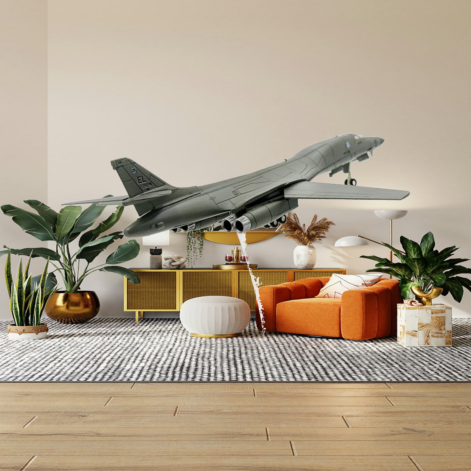 Home Decor Usa - 1/200 ABD B-1B Bombacı Yetişkin Hediyeleri
