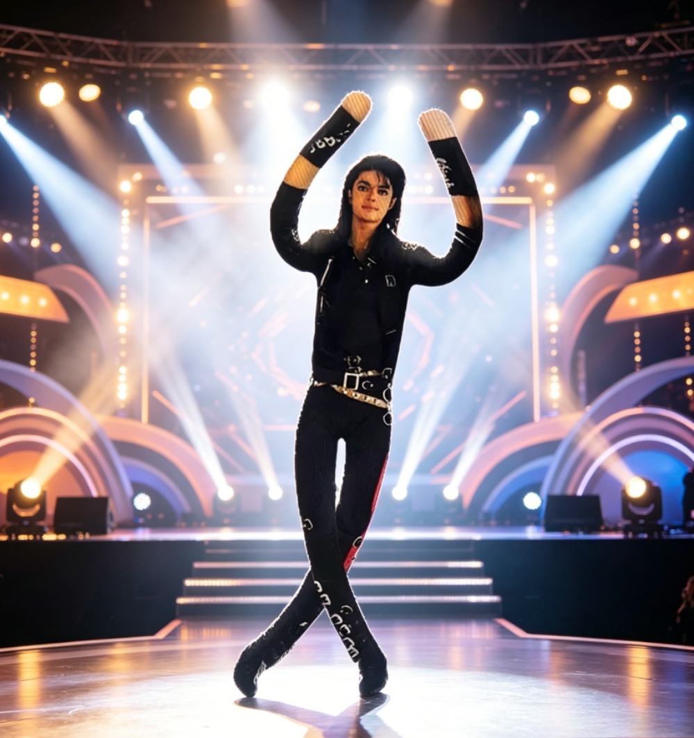 Home Decor Solution - Michael Jackson Hareketli Eklemli Peluş Doldurulmuş