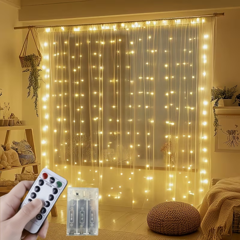 Fairy Lights Bedroom - 3M-6M Noel Dekorasyonu Uzaktan Kumandalı Tatil
