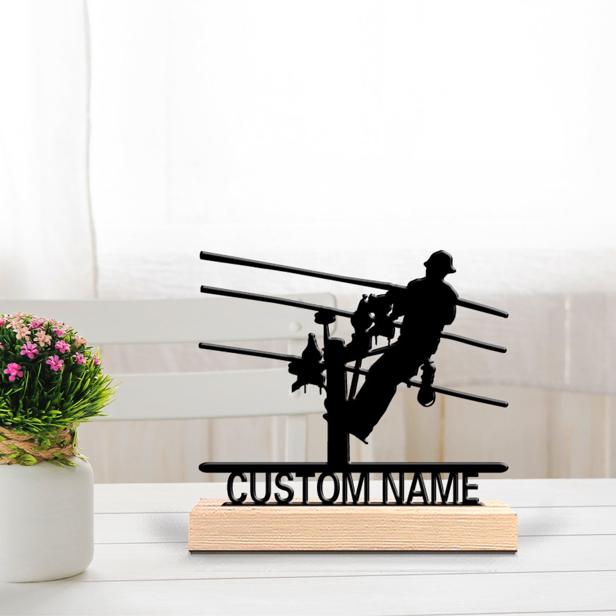 Home Decor Halloween - 1 adet Şık Kişiselleştirilmiş Özel Elektrikçi