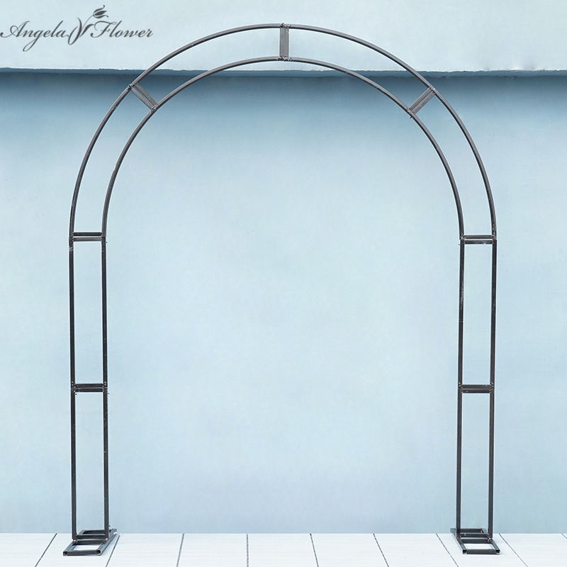 Home Decor Event - Angela Flower A4175 Sağlam Siyah Metal