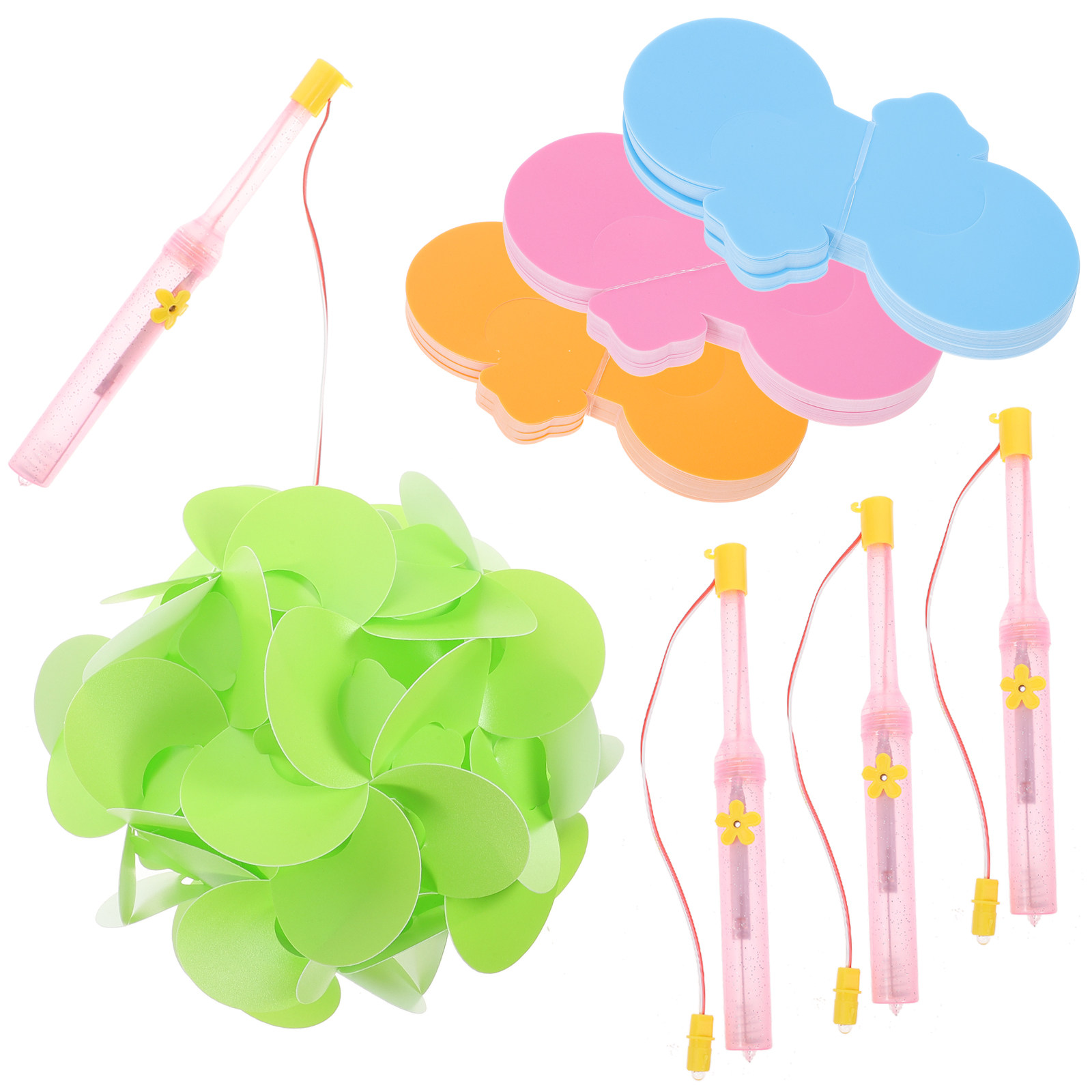 4 Set Kağıt Çiçek Fener DIY Se - Home Decor Flowers incelemesi ve fiyatı