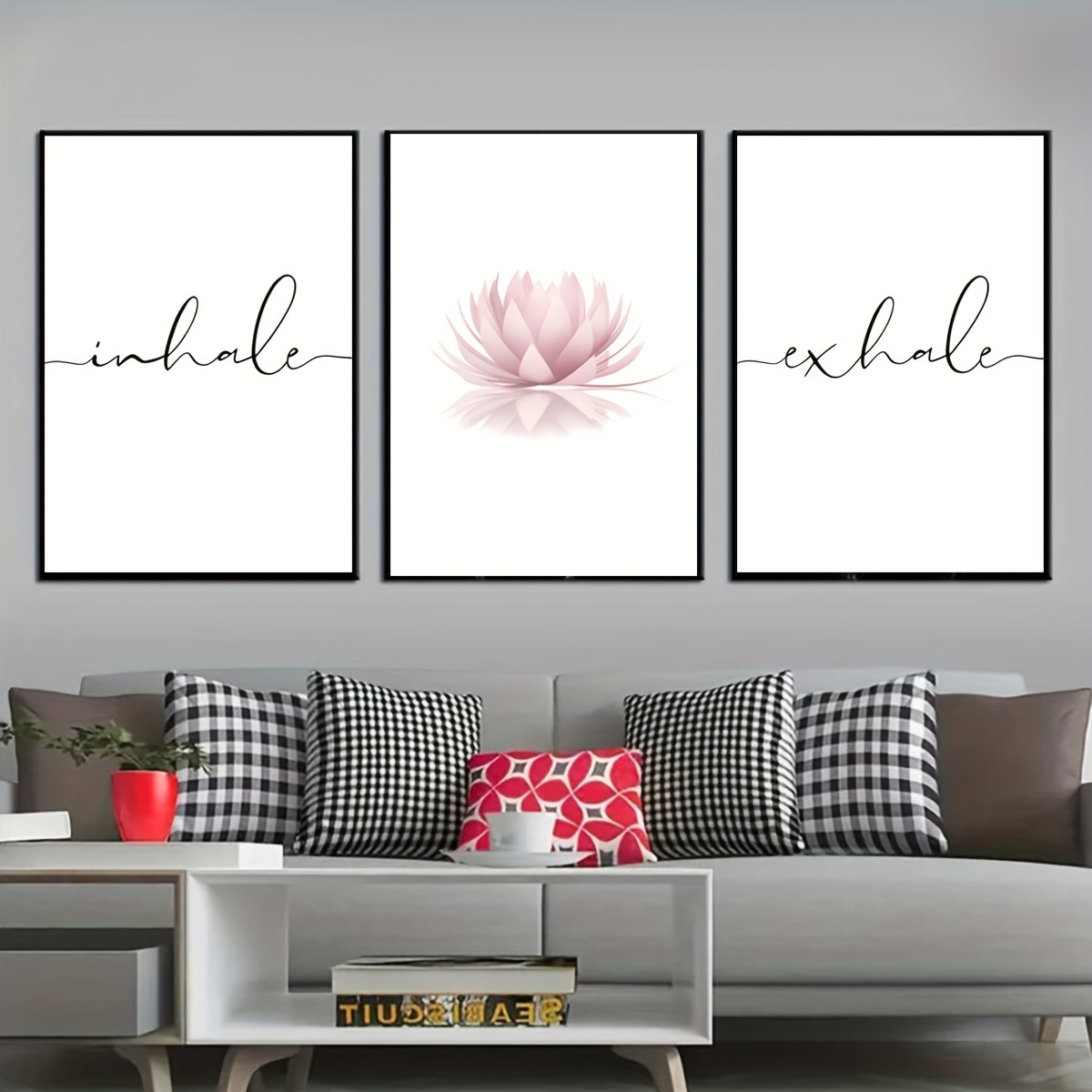 3 adet/takım Nefes Al Nefes Ve - Home Decor Yoga incelemesi ve fiyatı