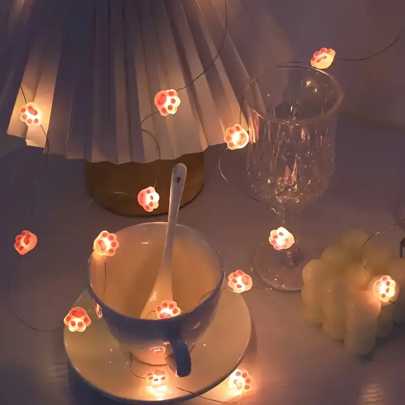 1 adet 2M 20LED pembe sevimli  - Fairy Lights Bedroom incelemesi ve fiyatı