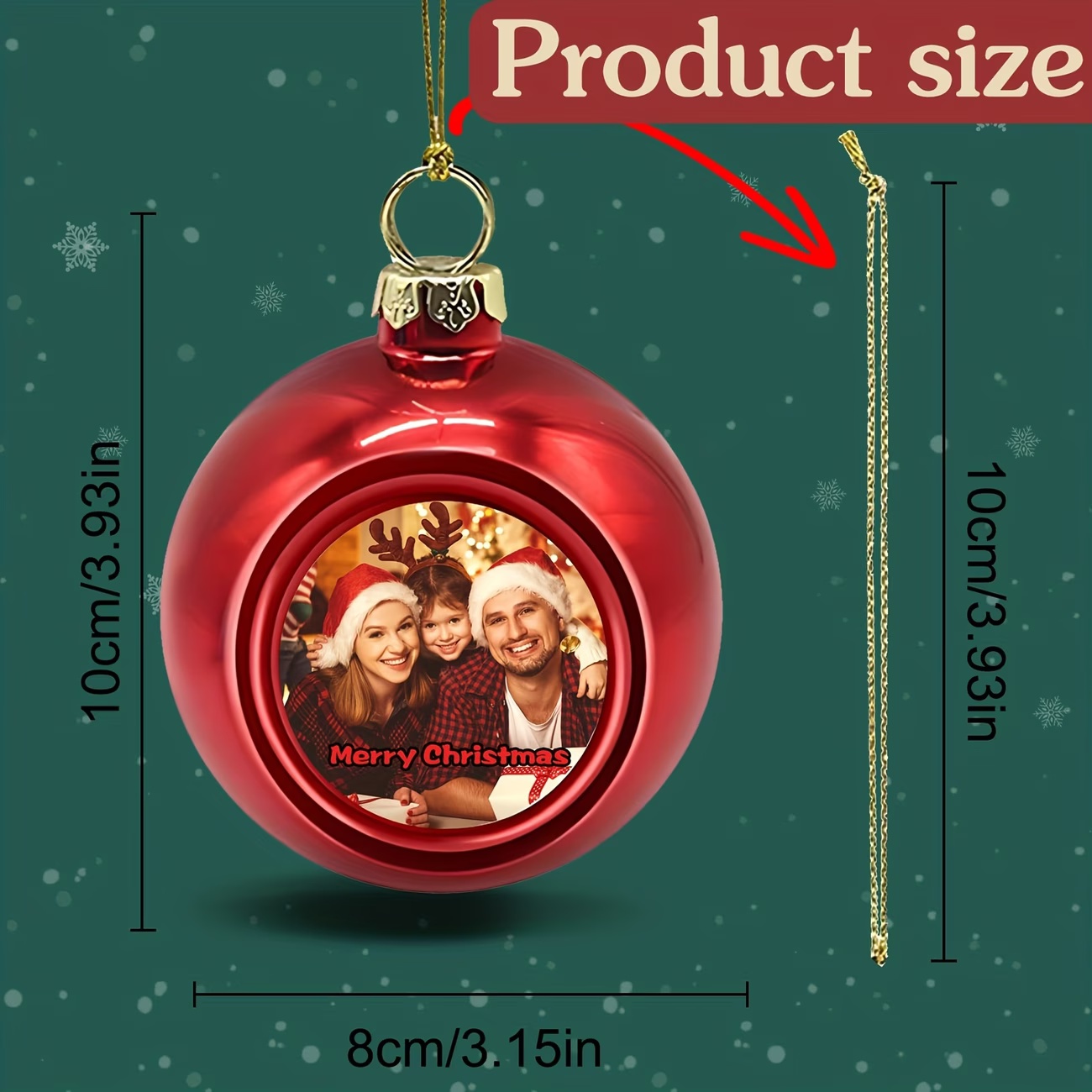 Kişiye Özel Fotoğraflı Noel Sü - Home Decor Tree incelemesi ve fiyatı