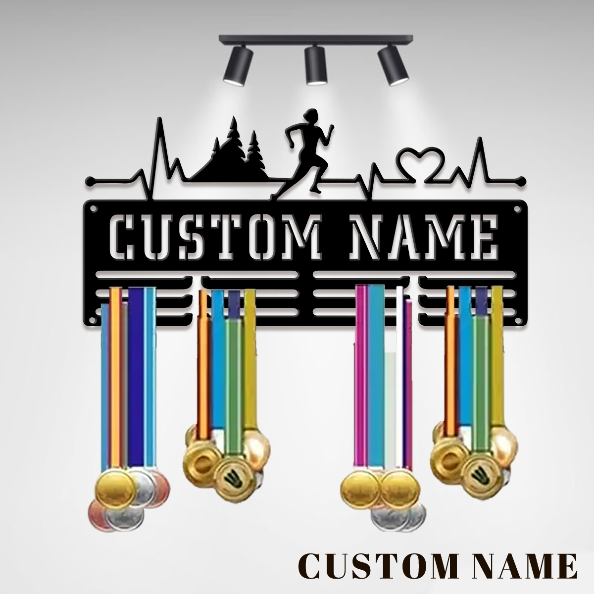 Özel Maraton Sporları Metal Ma - Home Decor Halloween incelemesi ve fiyatı