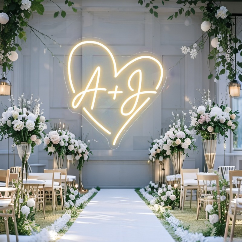 Özel Harfleri Kalp LED Neon Bu - Neon Sign Led Custom incelemesi ve fiyatı
