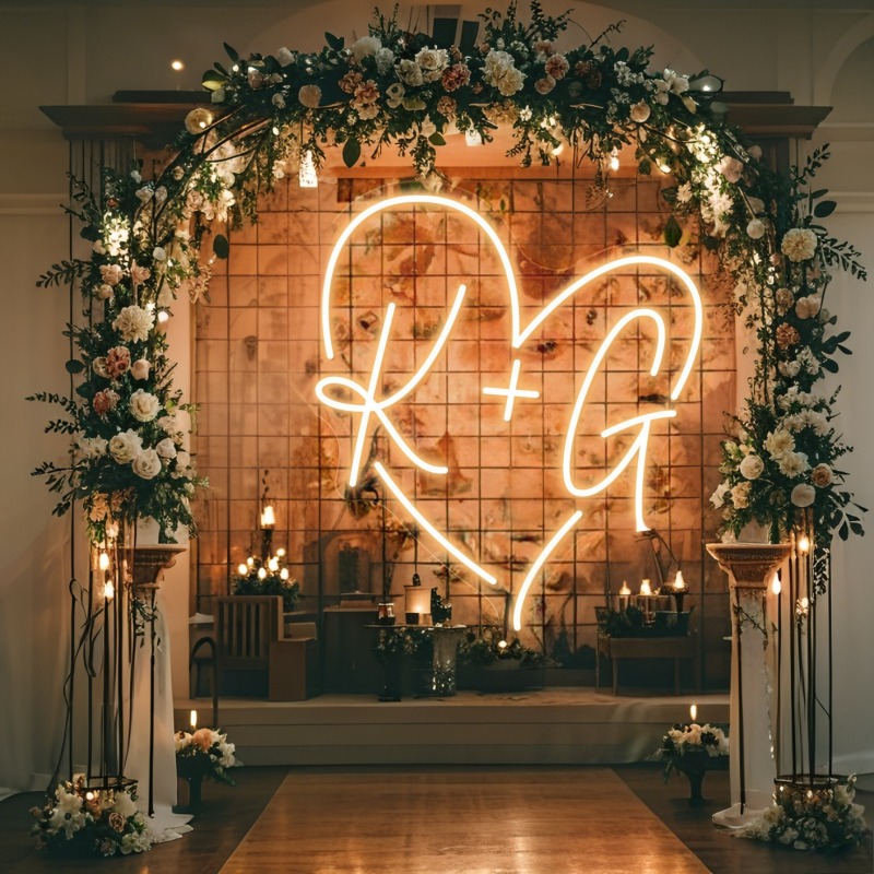 Özel Harfleri Kalp LED Neon Bu - Neon Sign Led Custom incelemesi ve fiyatı