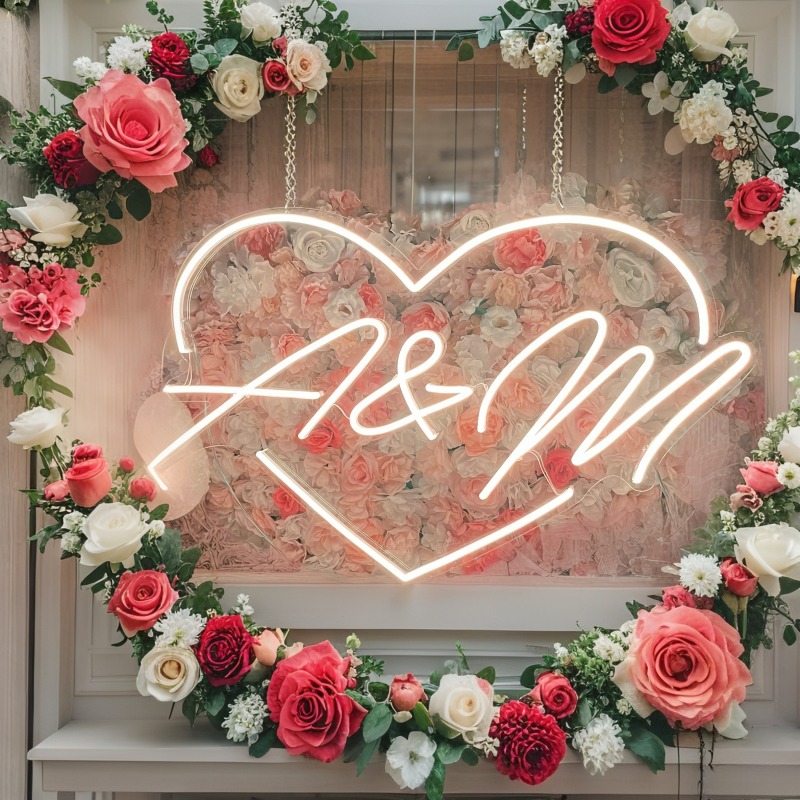 Özel Harfleri Kalp LED Neon Bu - Neon Sign Led Custom incelemesi ve fiyatı