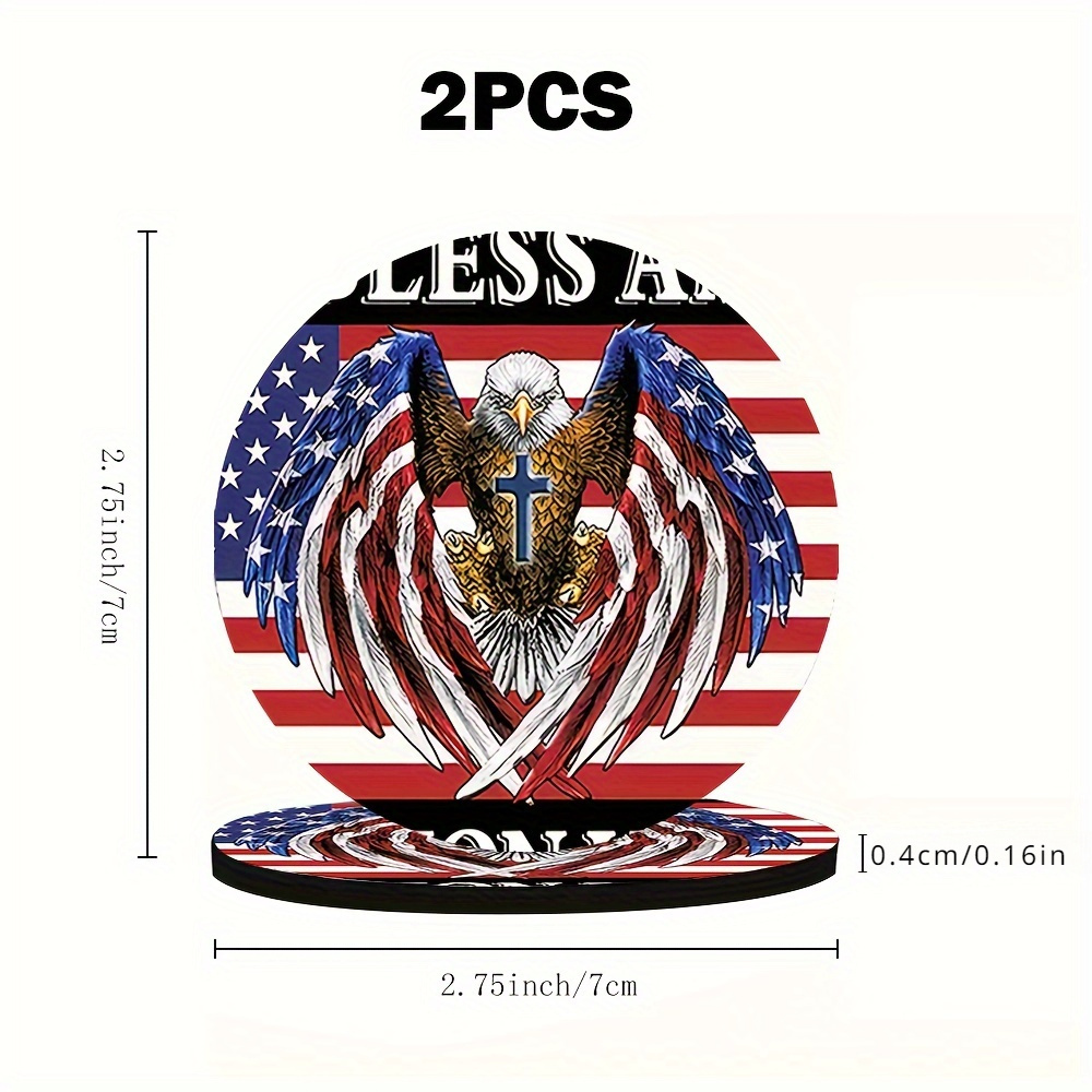 2'li Paket ABD Bayrağı ve Vata - Home Decor Usa incelemesi ve fiyatı
