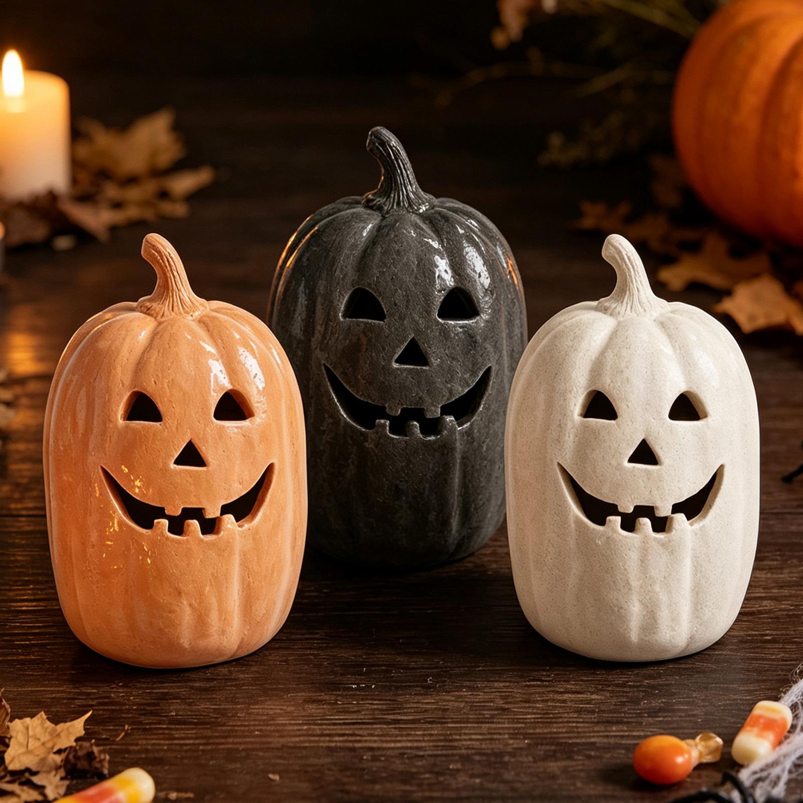 Cadılar Bayramı Balkabağı El S - Home Decor Halloween incelemesi ve fiyatı