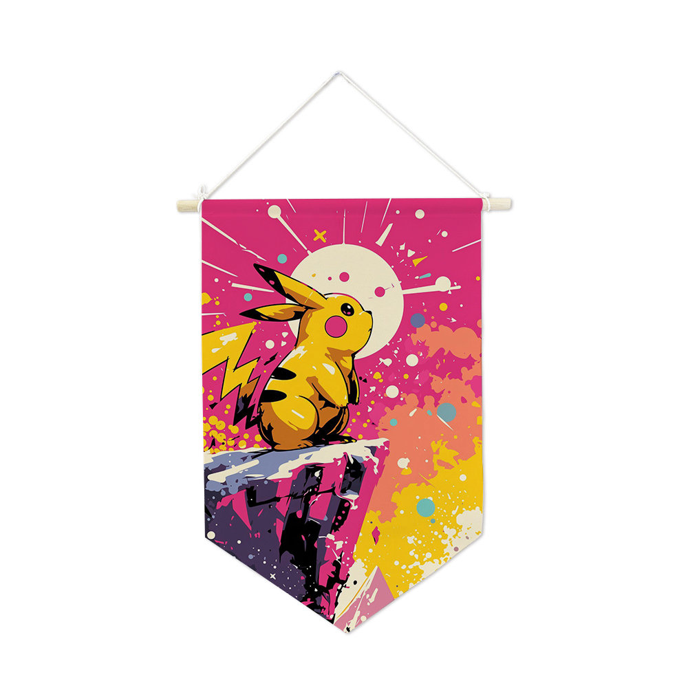 Pokemons Asılı Bez Anime Baskı - Home Decor Solution incelemesi ve fiyatı