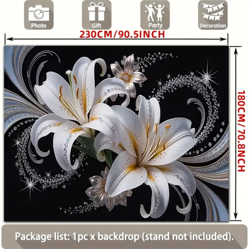 Lüks Beyaz Zambaklar Çiçek Gob - Home Decor Under 100 incelemesi ve fiyatı