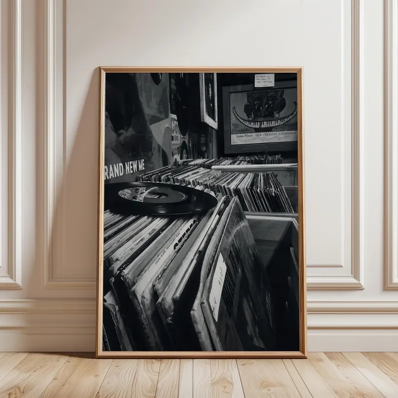 Modern Vinil Plak Mağazası Siy - Home Decor Store incelemesi ve fiyatı