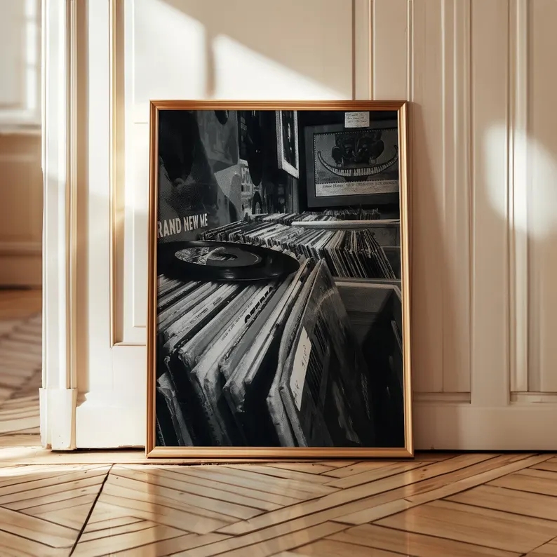 Modern Vinil Plak Mağazası Siy - Home Decor Store incelemesi ve fiyatı