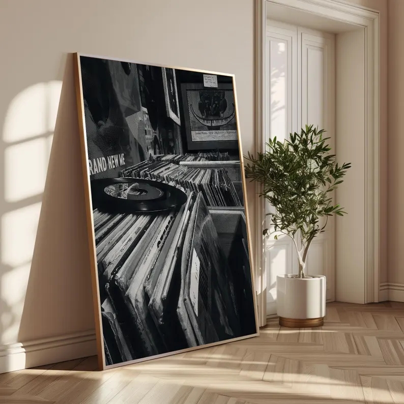 Modern Vinil Plak Mağazası Siy - Home Decor Store incelemesi ve fiyatı