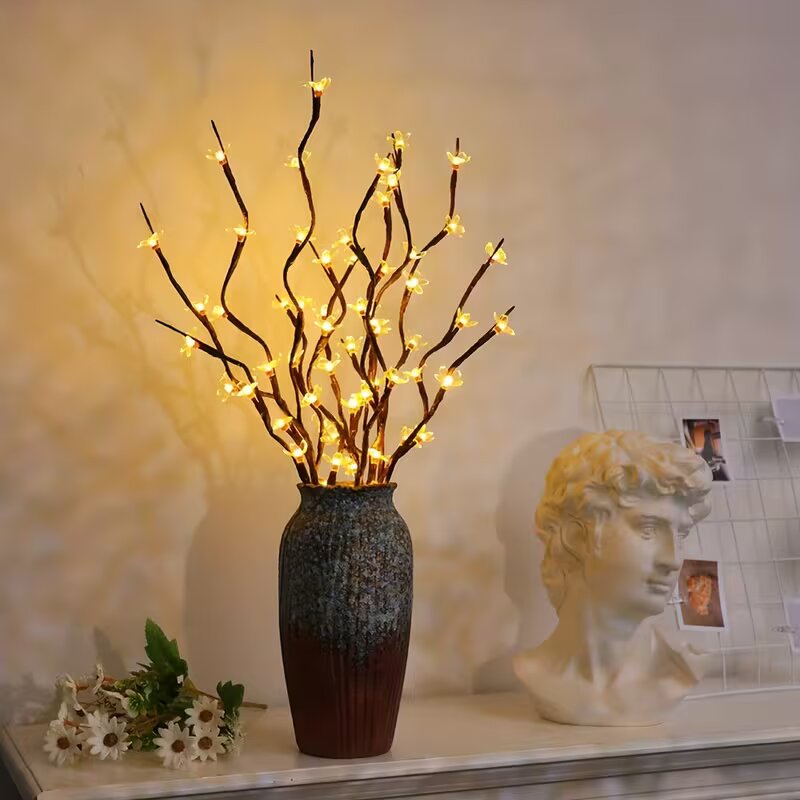 1/2 adet 20LED kiraz çiçeği ağ - Home Decor Tree incelemesi ve fiyatı