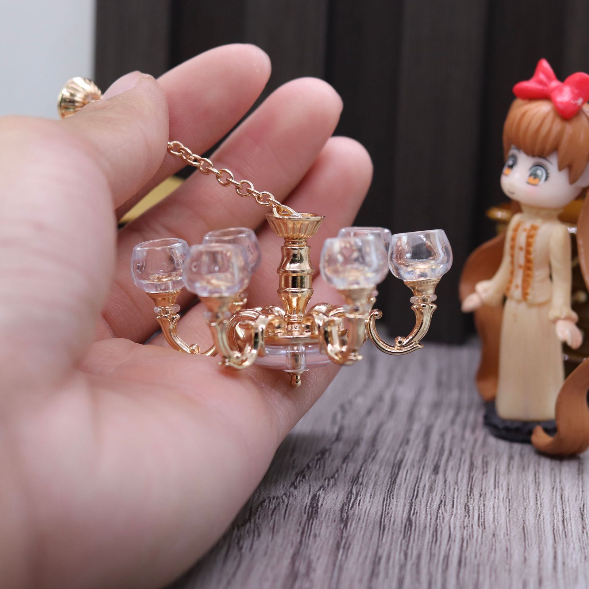 1 Adet Dollhouse Minyatür Retr - Fairy Lights Bedroom incelemesi ve fiyatı