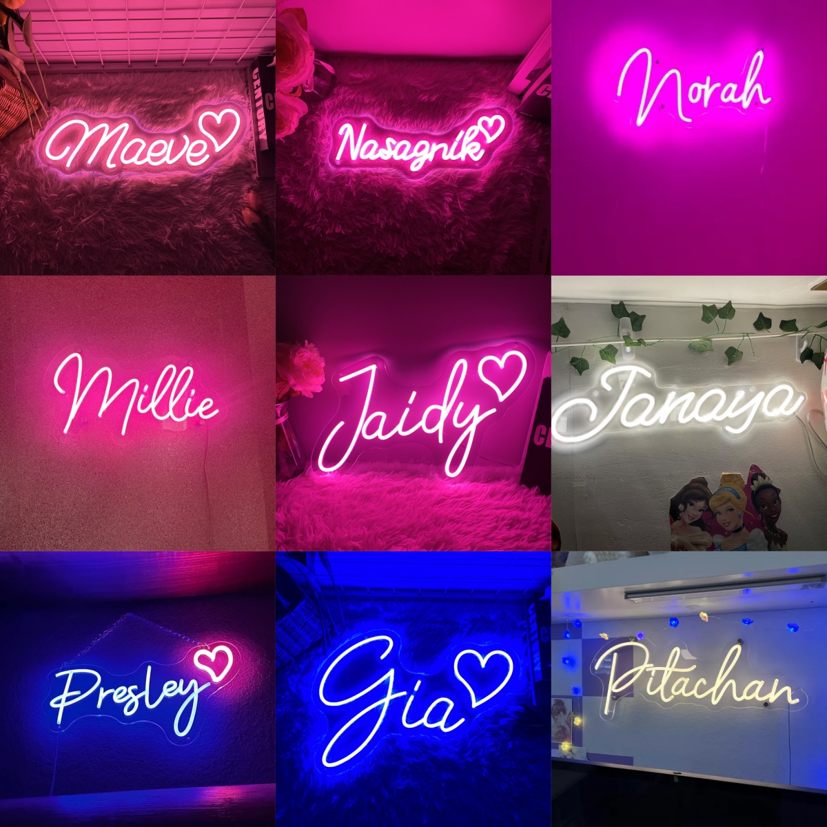 Özel Neon Led Çocuk Adı Neon I - Neon Sign Led Custom incelemesi ve fiyatı