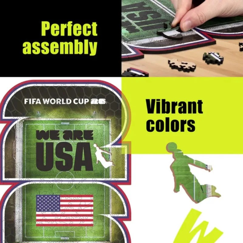 FIFA Dünya Kupası Ahşap Puzzle - Home Decor Usa incelemesi ve fiyatı