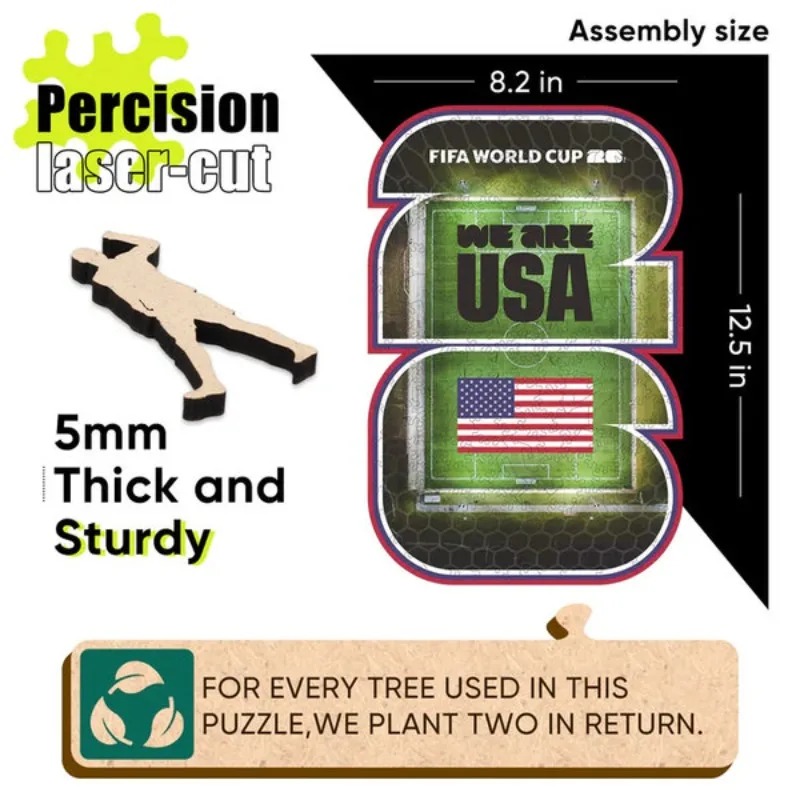 FIFA Dünya Kupası Ahşap Puzzle - Home Decor Usa incelemesi ve fiyatı