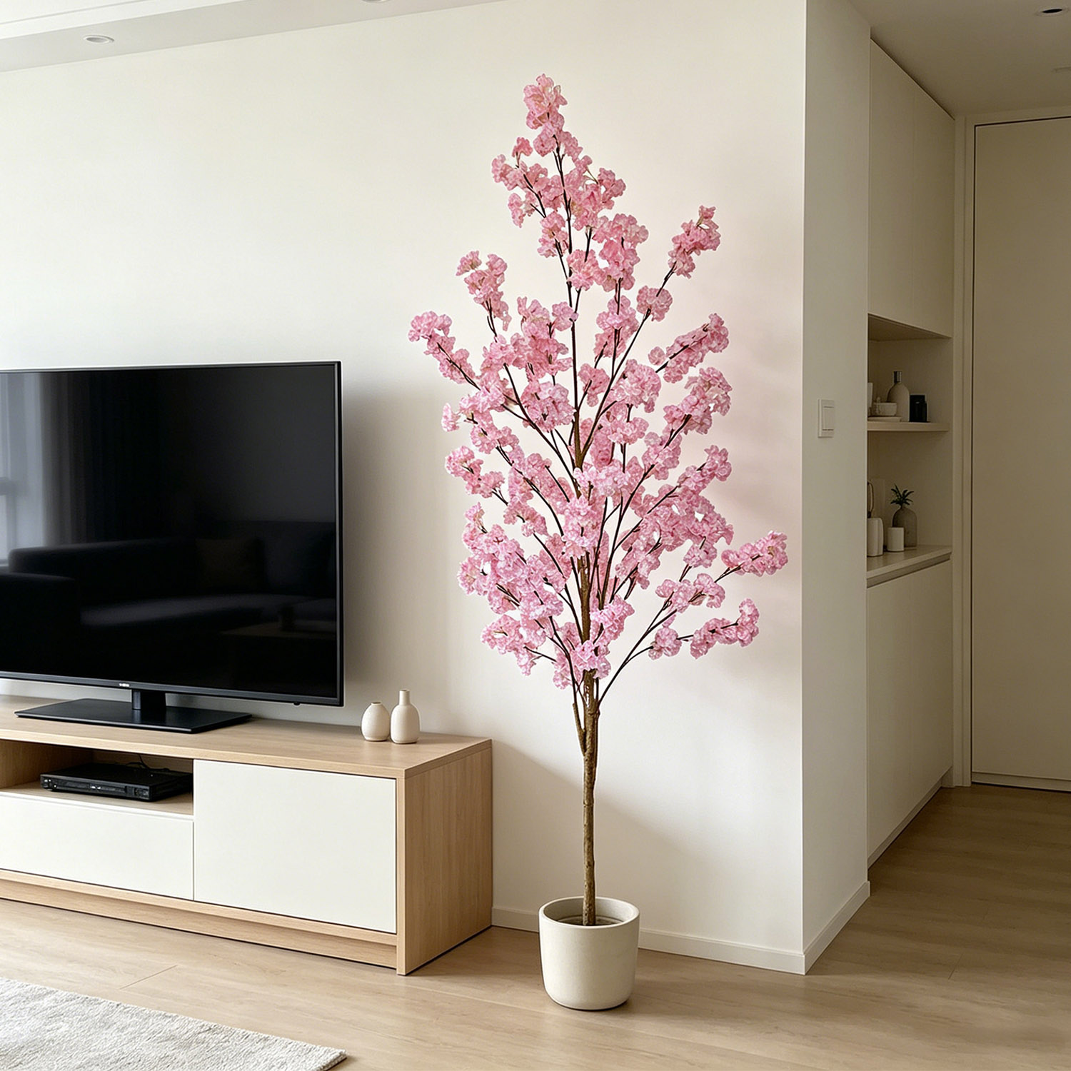 100-220cm Yapay Kiraz Çiçeği A - Home Decor Under 100 incelemesi ve fiyatı