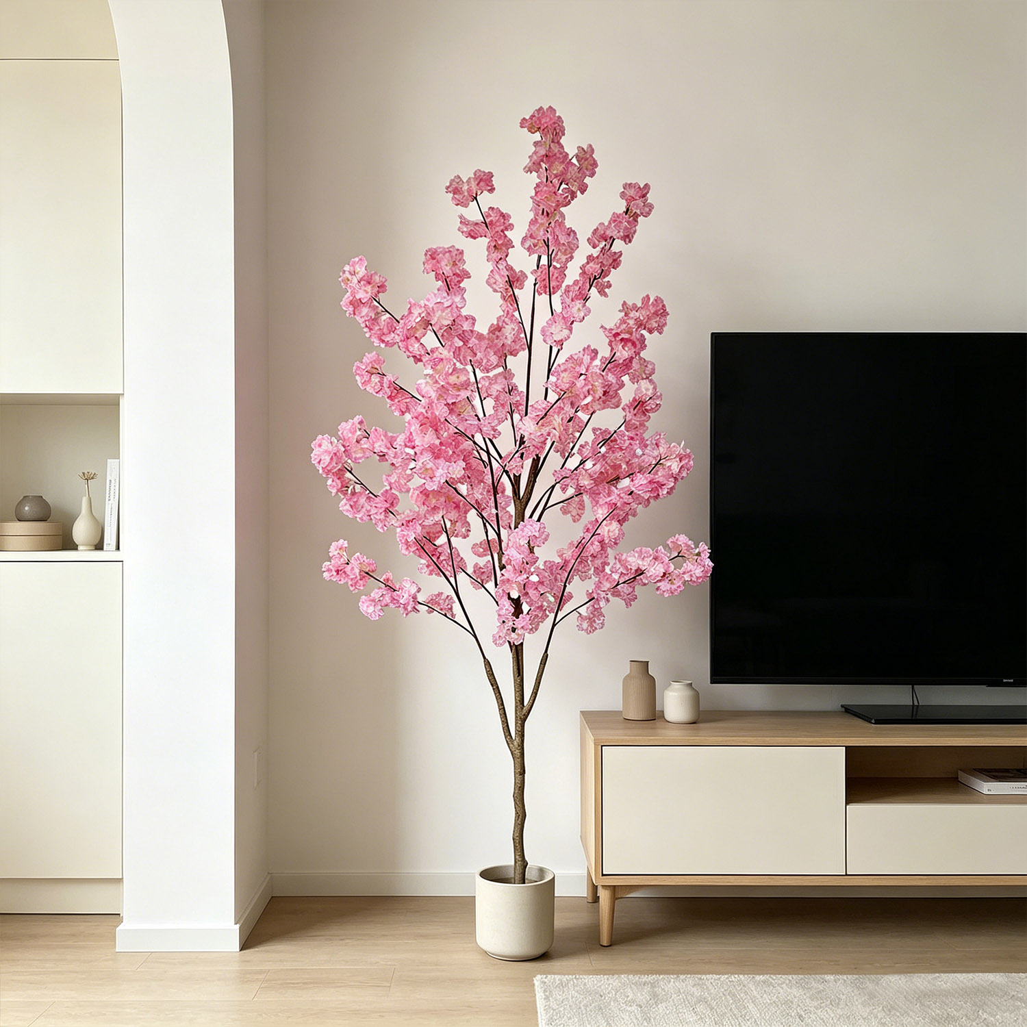 100-220cm Yapay Kiraz Çiçeği A - Home Decor Under 100 incelemesi ve fiyatı