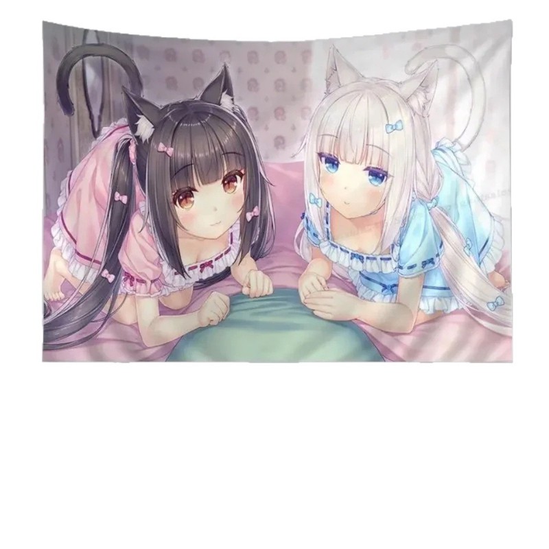 VIKAMA Kedi Kız Anime Goblen T - Home Decor Under 100 incelemesi ve fiyatı