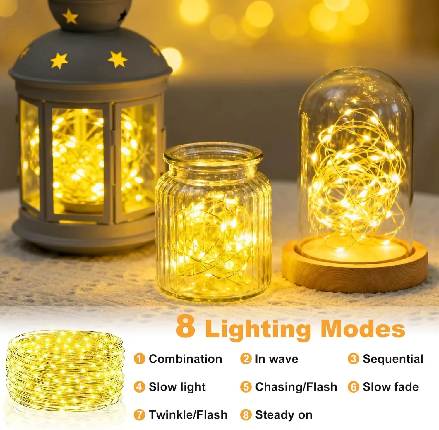 5M/20M RGB Şerit Lamba Şarj Ed - Fairy Lights Bedroom incelemesi ve fiyatı