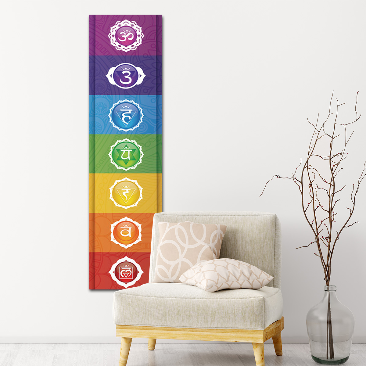 Renkli Elementler Goblen Çakra - Home Decor Yoga incelemesi ve fiyatı